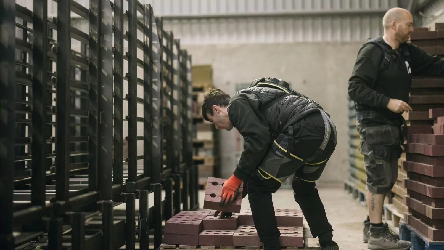 Brick manufacturer trials exoskeleton