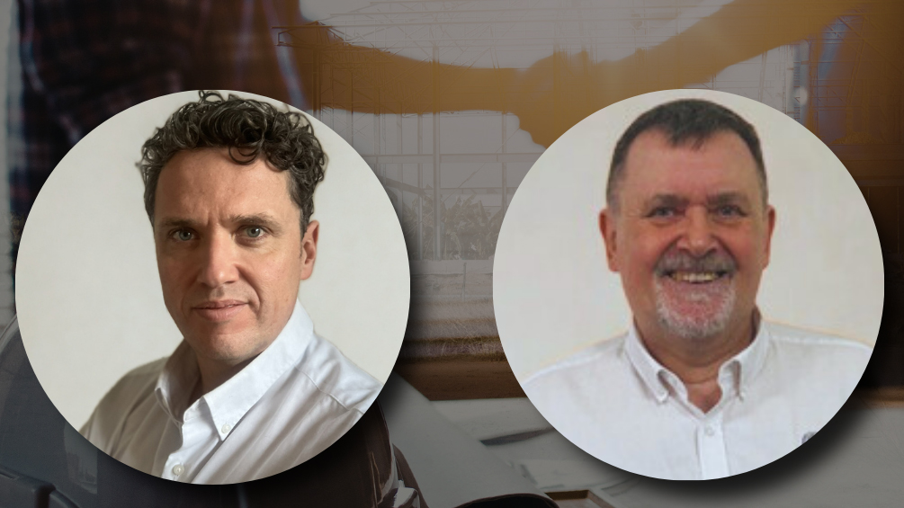 Stefan Mordue (left) and Stewart McArthur. Image: CIOB